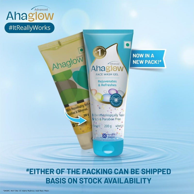 AHAGLOW FACE WASH 200GM PACK OF 2 - Image 2